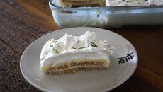 Pavê refrescante de limão