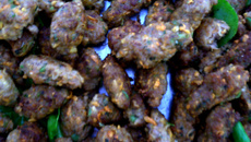 Bolinho de carne com cenoura