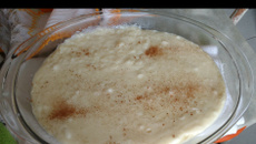 Arroz doce cremoso