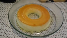 Pudim de leite em pó com leite de coco