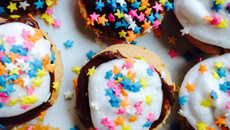 Cupcake com cobertura de nutella