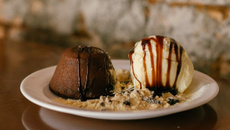 Petit Gateau do Família Burger 