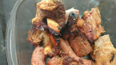 Churrasco na panela de pressão