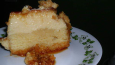 Bolo pudim de laranja