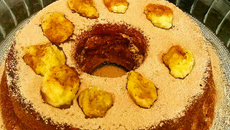 Bolo de banana cremoso