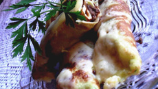 Panquecas salgadas com ervas finas