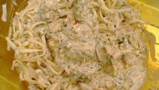 Macarrão ao molho de mexilhão