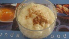 Arroz doce na panela de pressão