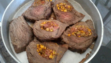 Miolo de alcatra recheado