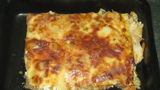 Lasanha de carne de sol