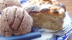 Torta preguiçosa de banana