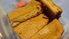 Torta de sobras de pão da Diva