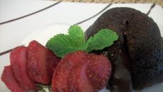 Petit gateau fácil e delicioso