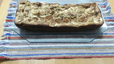 Bolo de banana com farinha de aveia 