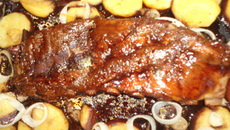 Costela de porco ao forno