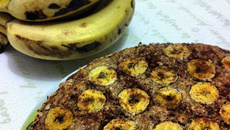 Bolo Eros banana e mel