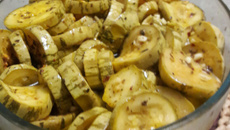 Abobrinha em conserva