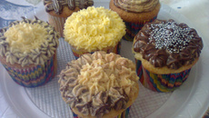 Cupcake de Chocolate com Creme amanteigado de Chocolate