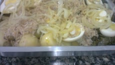 Salada de bacalhau do Junior