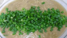 Sopa de banana verde