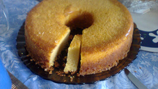 Bolo cremoso de milho