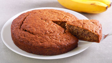 Bolo de banana sem glúten