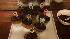 Cupcake de cenoura com Brigadeiro