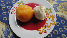 Peach Melba