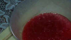 Geleia de pêssego no micro-ondas