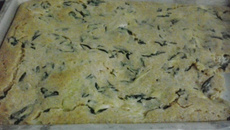 Torta de ricota com espinafre