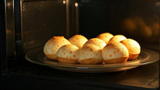Pão de queijo de micro-ondas