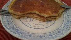 Panqueca leve da Polly