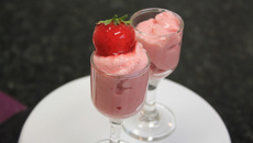 Mousse de morango