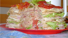 Salada de panqueca