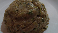 Risoto de quinoa e abobrinha