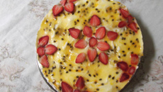 Torta mousse de maracujá