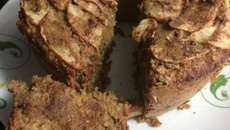 Bolo de maçã light