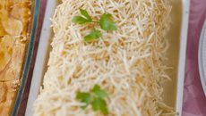 Torta fria de atum natalina