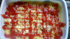 Escondidinho de calabresa