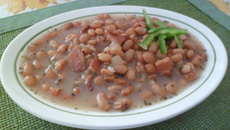 Feijão cozido e delicioso