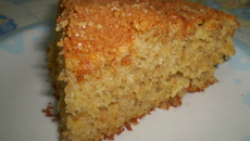 Bolo de fibras da Lú (ração humana)