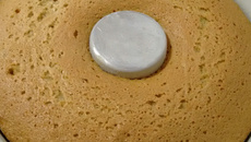 Bolo de aveia com laranja