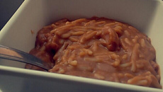 Sopa de feijão com um toque especial