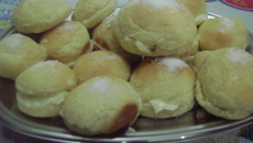 Pequenos sonhos assados