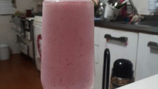 Batida de morango sem álcool