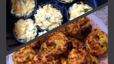 Bolinho de arroz na airfryer