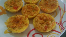 Bolinho fit de tapioca e frango