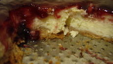 Cheesecake de amora