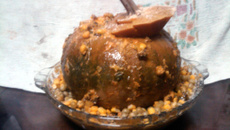 Abóbora recheada nordestina mesmo