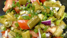 Salada de quiabo